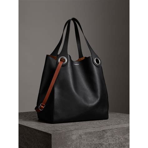 burberry the large leather grommet detail tote|Burberry Limited.